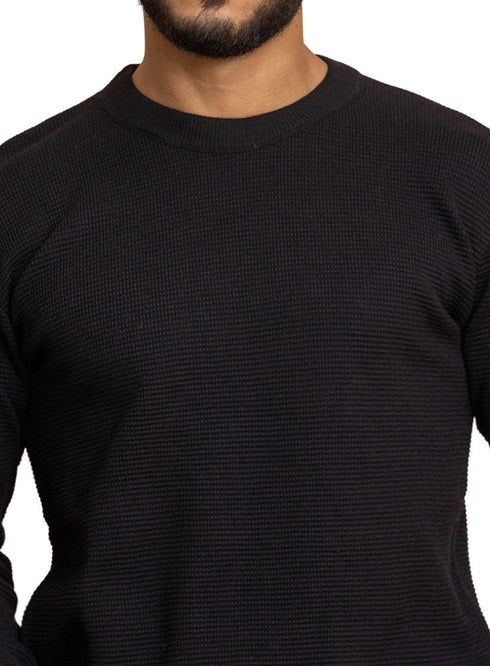 Black Design 2420 Round Pullover - Khotwh